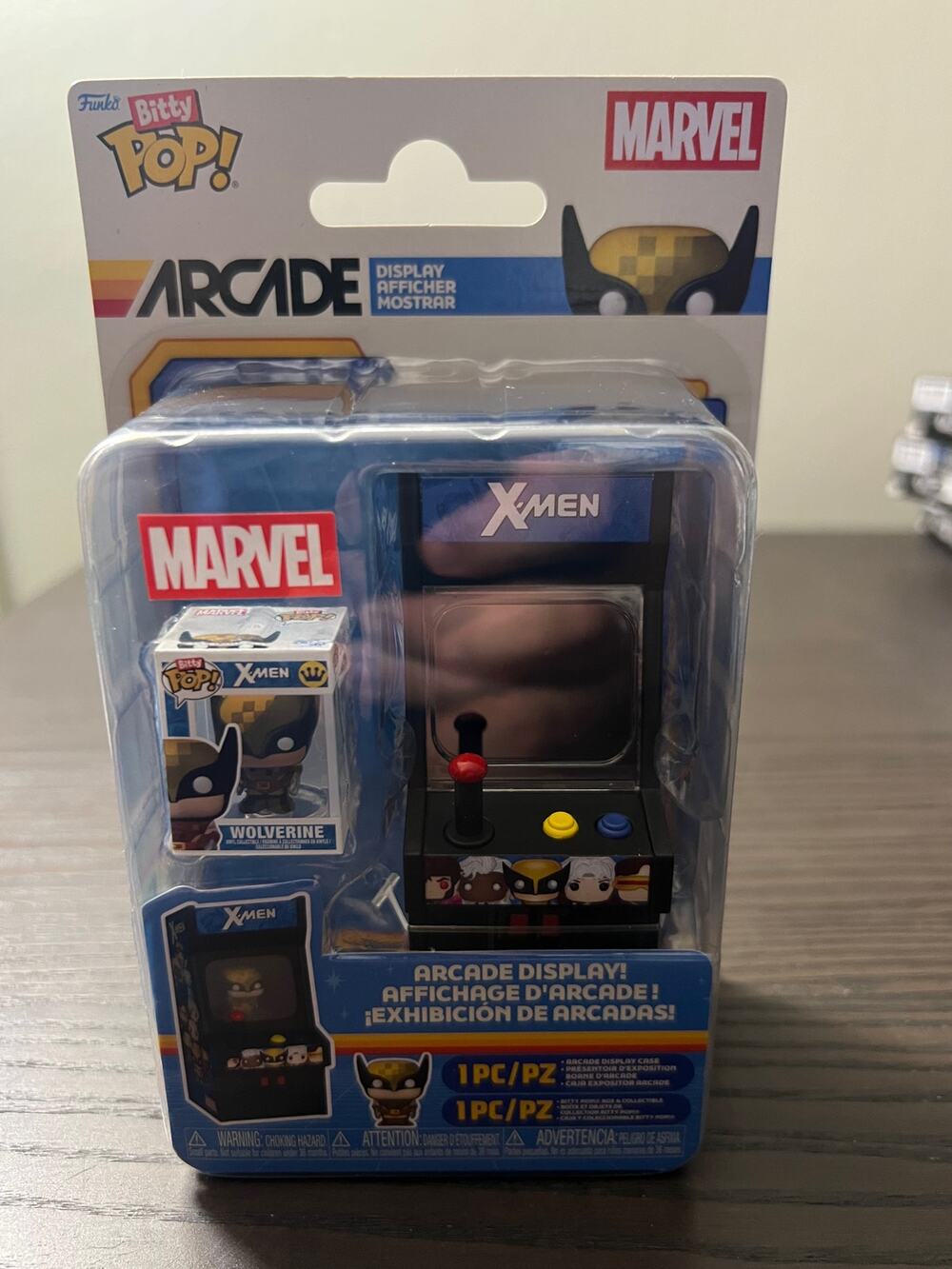 BITTY ARCADE X-Men w/ Wolverine 1" Funko Pop Marvel Comics Mutants Disney MCU